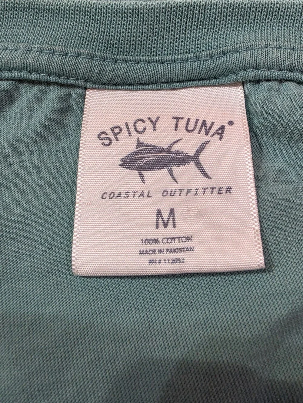 Vintage Southern Puppy Panama City Beach Long Sleeve T-Shirt Womens Medium Teal